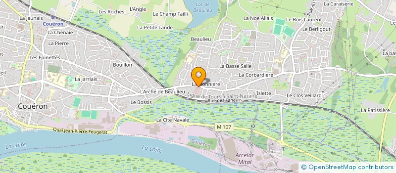 localisation de l'entreprise BIDAUT ANTOGNARELLI INDIVISION à COUERON