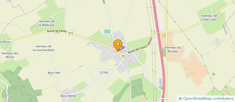 localisation de l'entreprise BIDAUX  SIERVILLE