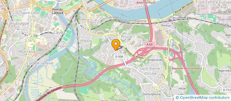 localisation de l'entreprise BIDEAN  SAINT-PIERRE-D'IRUBE