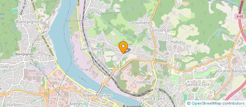 localisation de l'entreprise BIDEAN à BAYONNE