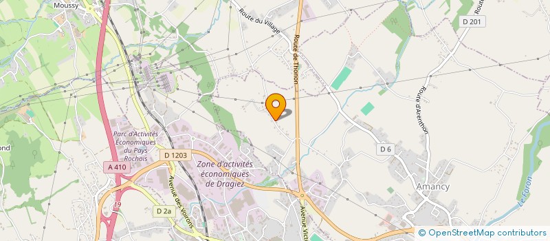 localisation de l'entreprise BIDEAUT DEVAUX  AMANCY