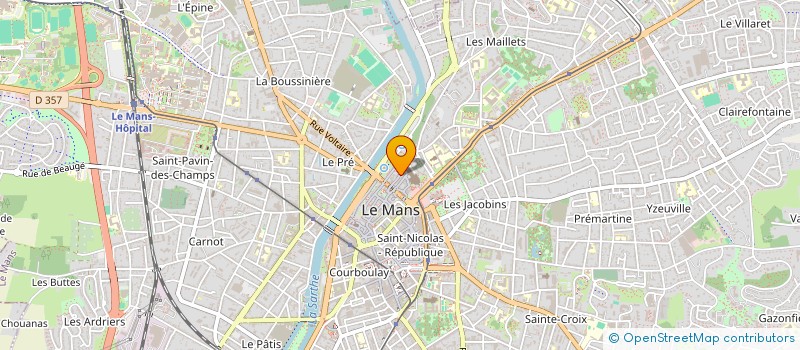 localisation de l'entreprise BIDERZ  LE MANS