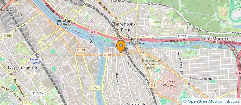 localisation de l'entreprise BIDET FRERES ET COMPAGNIE  ALFORTVILLE