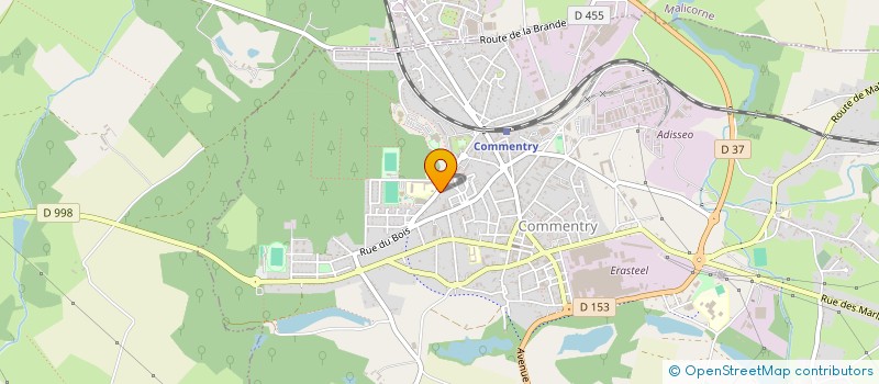 localisation de l'entreprise BIDET - SOLIGNAT  COMMENTRY