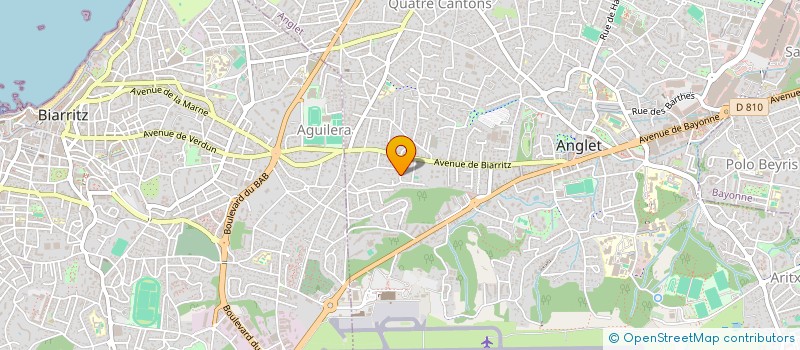 localisation de l'entreprise BIDIA à ANGLET