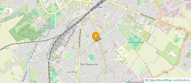 localisation de l'entreprise BIDIBULE à ARRAS