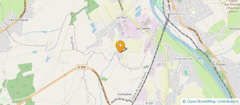 localisation de l'entreprise BIDOO NAUTIC  ABREST