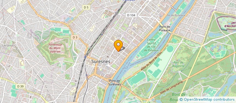 localisation de l'entreprise BIDOT & MOREAU RECOING ARCHITECTES à SURESNES