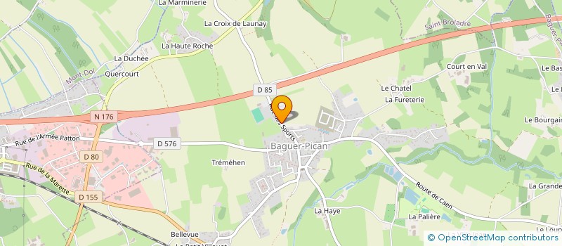 localisation de l'entreprise BIDOU BUSINESS  BAGUER-PICAN