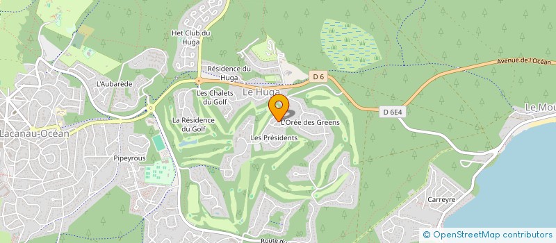 localisation de l'entreprise BIDOUYOO  LACANAU