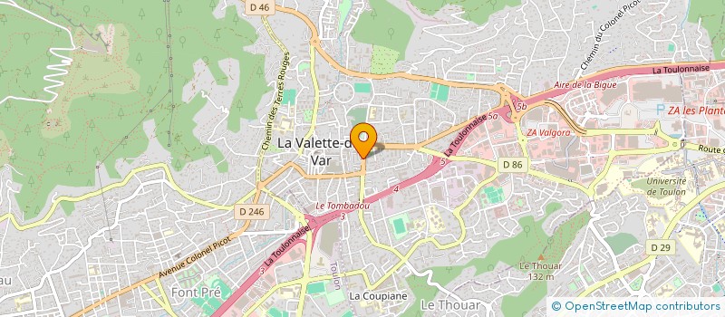 localisation de l'entreprise BIDRIAL  LA VALETTE-DU-VAR