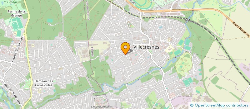 localisation de l'entreprise BIDULE & CO  VILLECRESNES