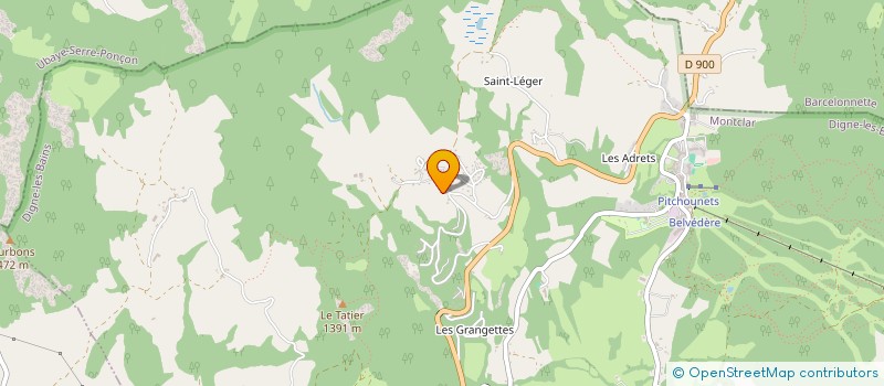 localisation de l'entreprise BIDULE ET ASSOCIES  MONTCLAR