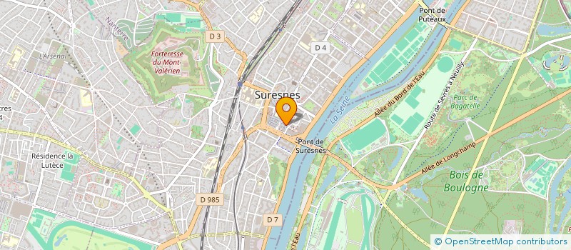 localisation de l'entreprise BIDULL à SURESNES