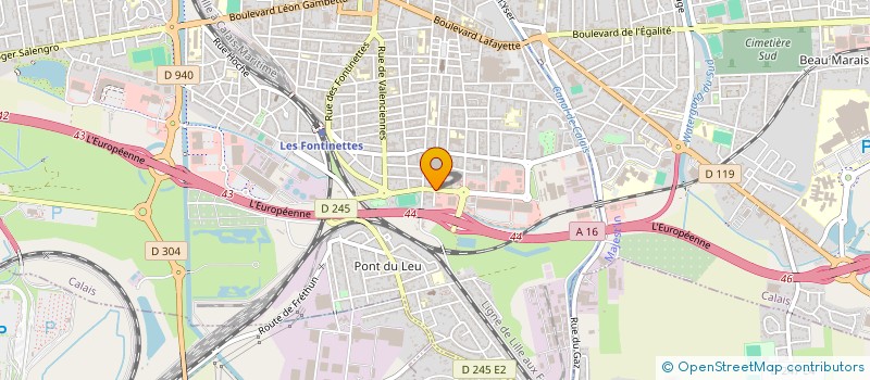 localisation de l'entreprise BIDY PRO à CALAIS
