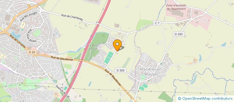 localisation de l'entreprise BIE à CHOLET