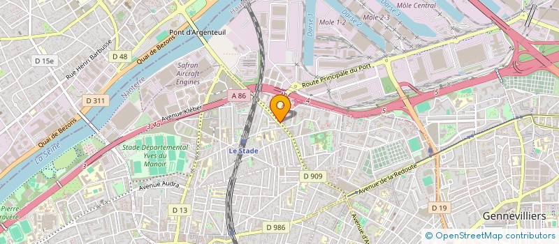 localisation de l'entreprise BIE à COLOMBES