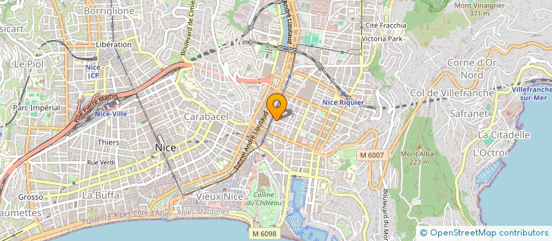 localisation de l'entreprise BIEAU à NICE