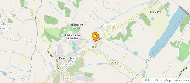 localisation de l'entreprise BIEAUTHERM à LAVIT