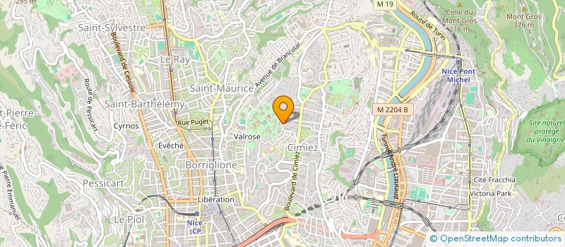 localisation de l'entreprise BIECKERT PATRIMOINE à NICE