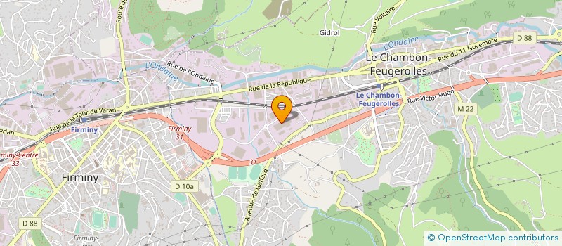localisation de l'entreprise BIEE à LE CHAMBON-FEUGEROLLES
