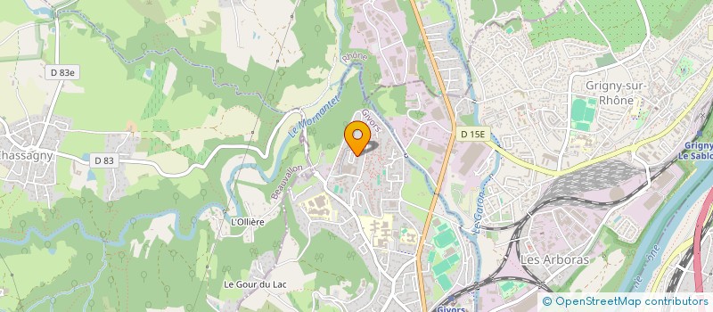 localisation de l'entreprise BIEF  GIVORS