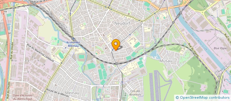 localisation de l'entreprise BIEHL'HUTCH  STRASBOURG