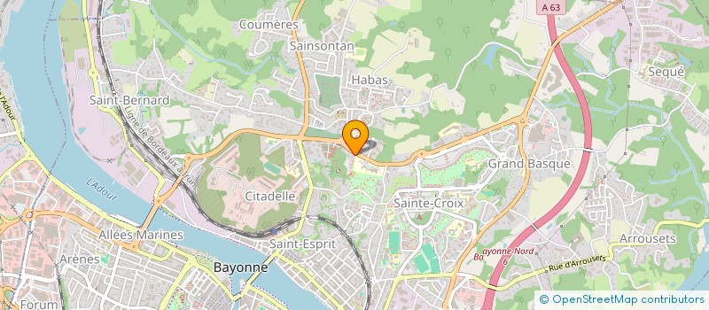 localisation de l'entreprise BIEL à BAYONNE