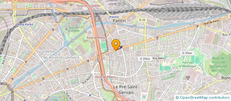 localisation de l'entreprise BIELLA à PANTIN