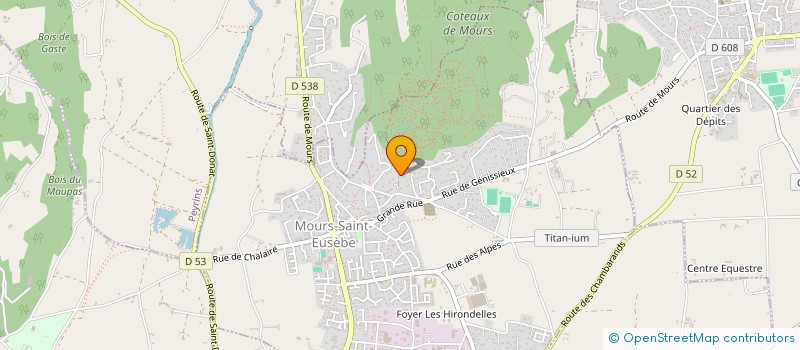 localisation de l'entreprise BIELLA  MOURS-SAINT-EUSEBE