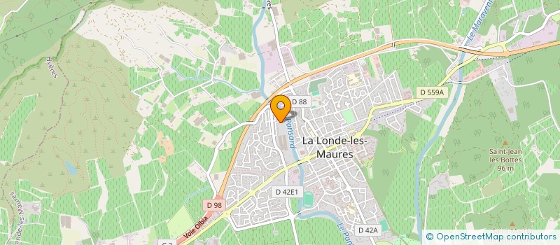 localisation de l'entreprise BIELLAUS  LA LONDE-LES-MAURES