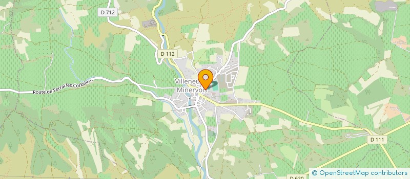 localisation de l'entreprise BIELLE  VILLENEUVE-MINERVOIS