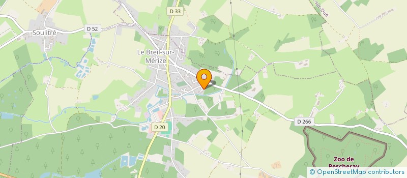 localisation de l'entreprise BIELLE POP'S 72  LE BREIL-SUR-MERIZE