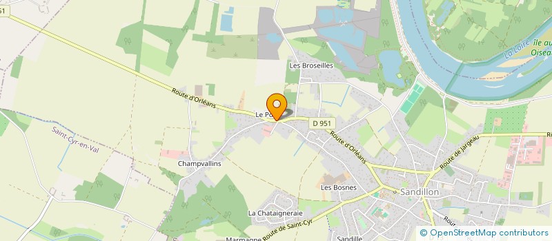 localisation de l'entreprise BIEMME à SANDILLON