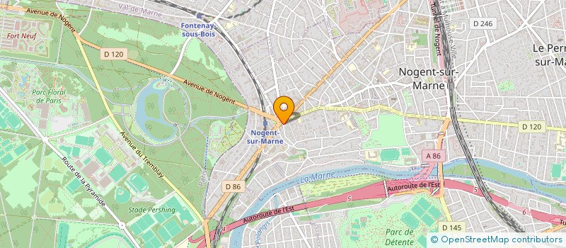 localisation de l'entreprise BIEN à NOGENT-SUR-MARNE