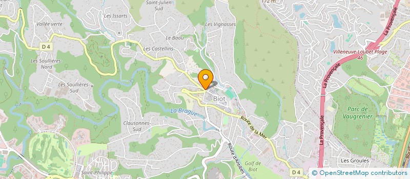 localisation de l'entreprise BIEN A BIOT  BIOT