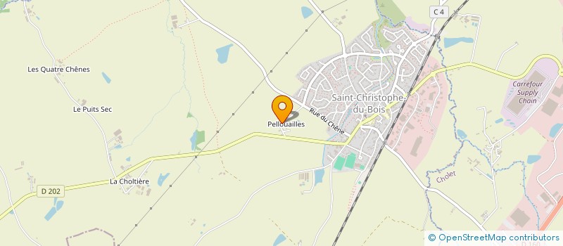 localisation de l'entreprise BIEN A VOUS  SAINT-CHRISTOPHE-DU-BOIS