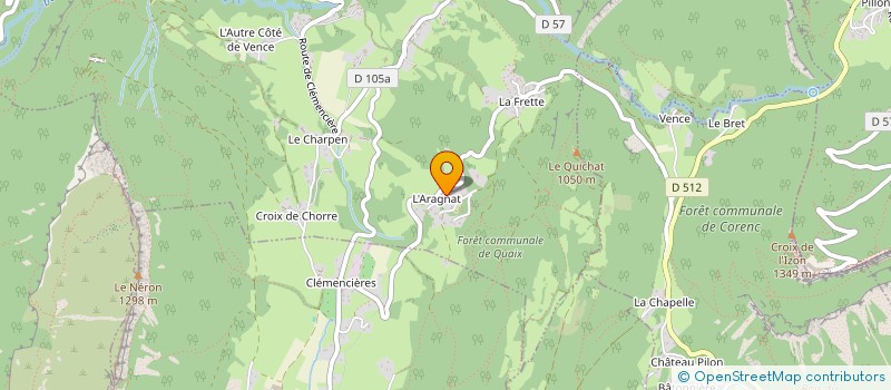 localisation de l'entreprise BIEN ALLIES  QUAIX-EN-CHARTREUSE