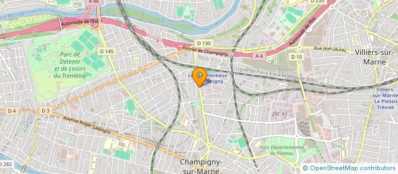 localisation de l'entreprise BIEN-ASSURE à CHAMPIGNY-SUR-MARNE
