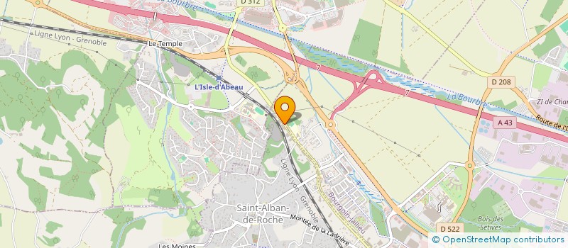 localisation de l'entreprise BIEN AU RIVIER  SAINT-ALBAN-DE-ROCHE