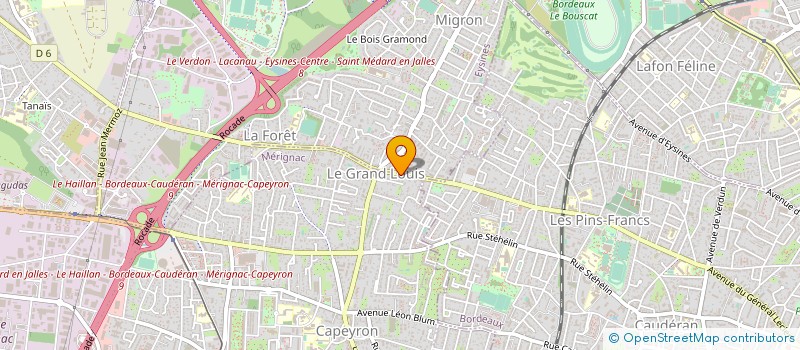 localisation de l'entreprise BIEN AVEC VUE  BORDEAUX