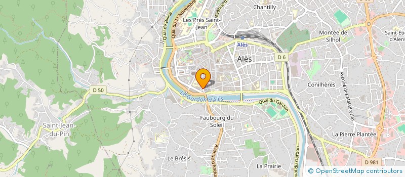 localisation de l'entreprise BIEN CHEZ SOI 30 à ALES