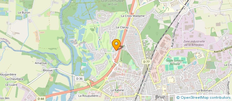 localisation de l'entreprise BIEN CHEZ SOI à BRUZ