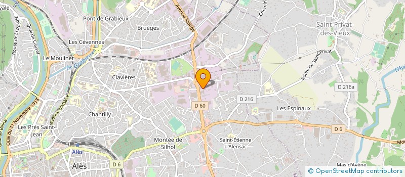 localisation de l'entreprise BIEN CHEZ SOI à ALES