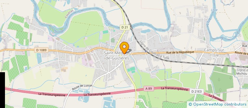 localisation de l'entreprise BIEN CHEZ SOI  SAINT-MEDARD-DE-GUIZIERES