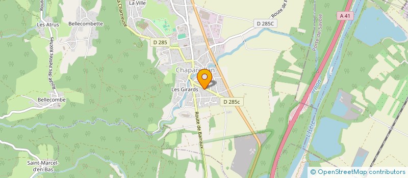 localisation de l'entreprise BIEN.CHEZ.SOI  CHAPAREILLAN