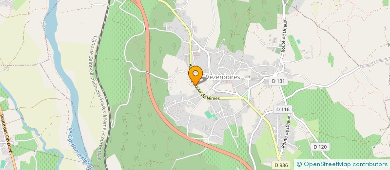 localisation de l'entreprise BIEN DANS MON ETRE  VEZENOBRES