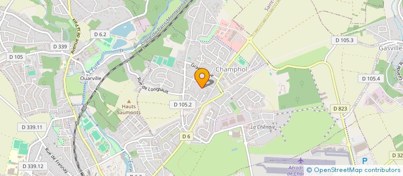 localisation de l'entreprise BIEN DANS SES BASKETS à CHAMPHOL
