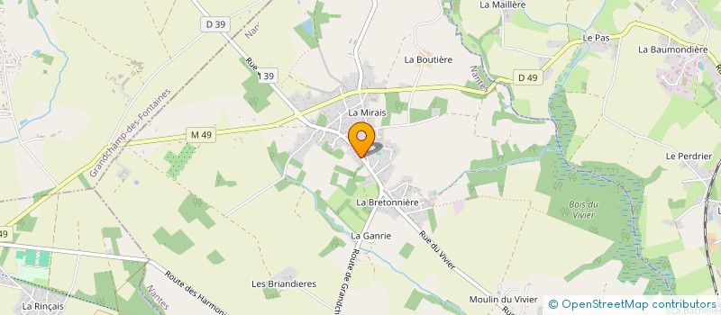 localisation de l'entreprise BIEN DANS SON CORPS - CORPS ESPRIT VITALITE à LA CHAPELLE-SUR-ERDRE