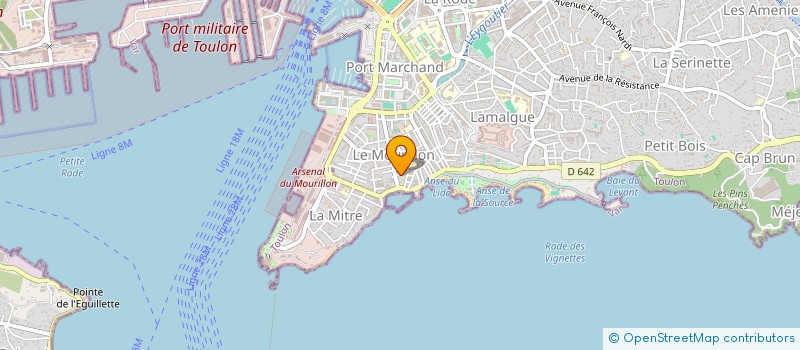 localisation de l'entreprise BIEN EN INDIVISION  TOULON